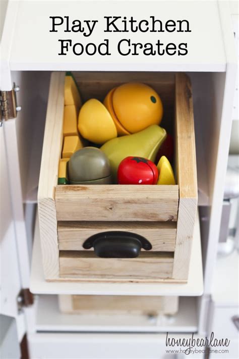 DIY Play Food Crates - Honeybear Lane