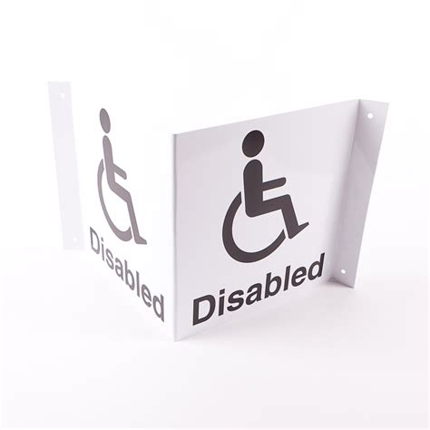 Projecting Disabled Toilet Signs - from Key Signs UK