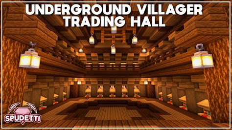 Villager Trading Hall Design Ideas - Design Talk