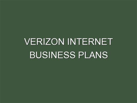 Verizon internet business plans - Creative Mahmood