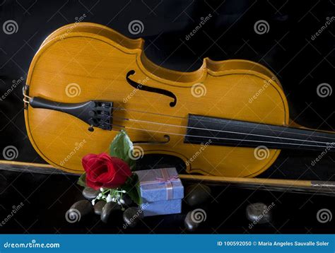 Valentine with music. stock photo. Image of design, popular - 100592050