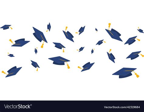 Graduation color background university graduate Vector Image