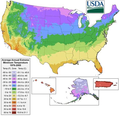 USDA Hardiness Zones | TERRA NOVA® Nurseries, Inc.