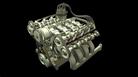 S4, S6, V6, V8 & V12 Engine Animation - YouTube