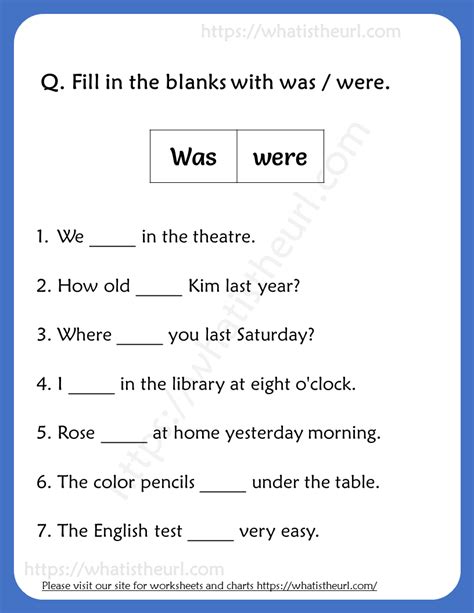 fill-in-the-blanks-with-was-or-were-worksheets-for-grade-3 - Your Home ...