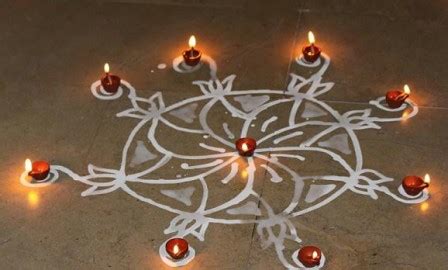 9 Best Diya Rangoli Designs And Patterns | Styles At Life