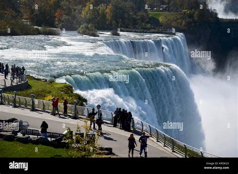 Niagara Falls from American side, Buffalo, New York State, USA Stock ...