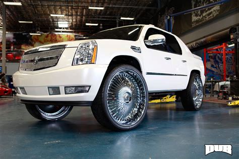 Car | Cadillac Escalade EXT on DUB Spinners Bellagio - S777 Wheels ...