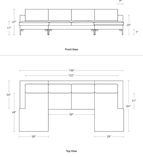 New Standard U-Shaped Sectional Sofa | Modern Furniture | Blu Dot