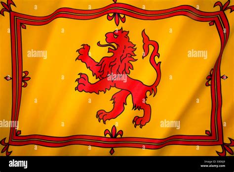 The Royal Standard of Scotland, also known as the Banner of the King of ...