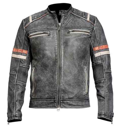 Cafe Racer Distressed Leather Jacket for Men | Xtreme Jackets