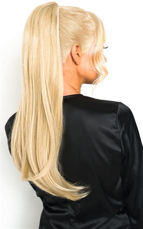 Fifi Long Straight Ponytail Hair Extensions - California Blonde in ...