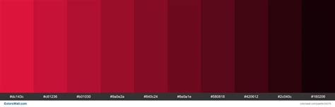 Shades of Crimson #DC143C Hex Color