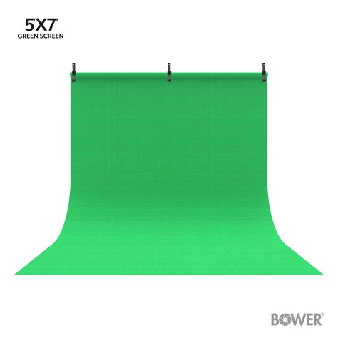 Bower Green Screen Fabric Backdrop for Streaming, Gaming, Broadcasting ...