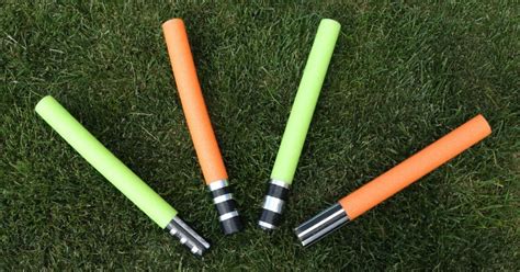 How to Make a DIY Pool Noodle Lightsaber - The Crafty Blog Stalker