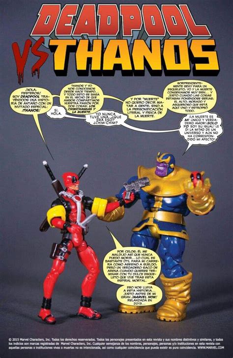 DEADPOOL VS THANOS💥(1/4) | •Cómics• Amino