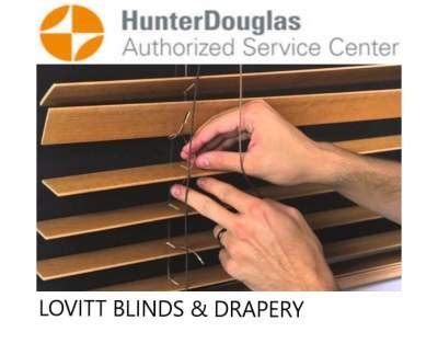 Hunter Douglas Blinds Repair - Lovitt Blinds & Drapery