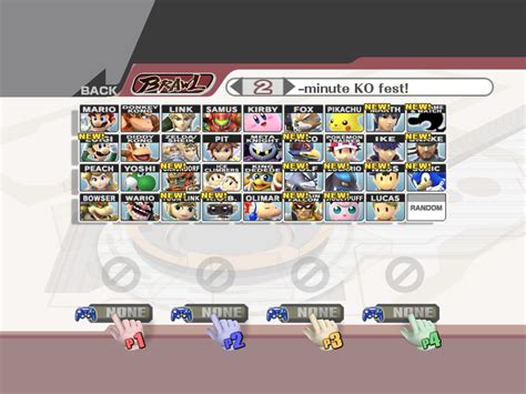 List of Super Smash Bros. Brawl characters - The Nintendo Wiki - Wii ...