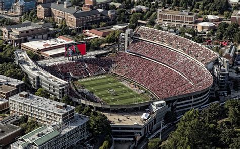 Download wallpapers Sanford Stadium, Between the Hedges, Georgia ...