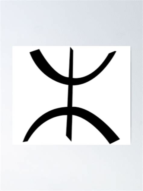 "amazigh symbol, berber symbol" Poster for Sale by KTCHNSTHOUGHTS ...