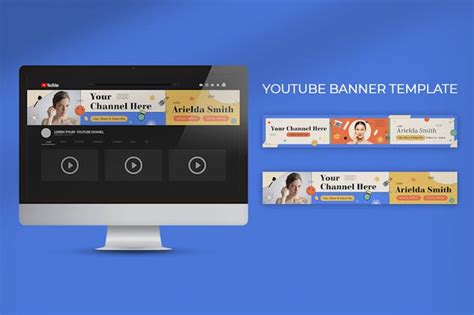 Beauty and Makeup YouTube Banner Template - Design Template Place