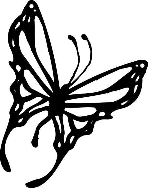 Free Butterfly Outline Clipart, Download Free Butterfly Outline Clipart ...