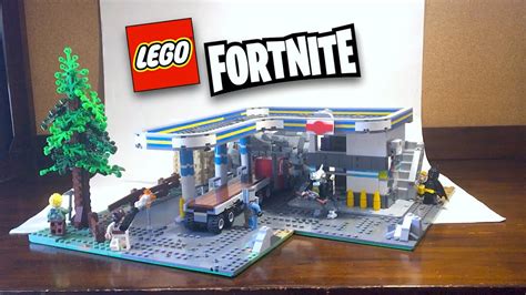 LEGO Fortnite Catty Corner Gas Station MOC - Chapter 2 Season 3! | Full ...