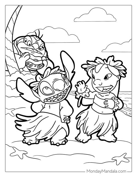 42 Lilo & Stitch Coloring Pages (Free PDF Printables)