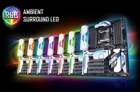 RGB LEDs are all over motherboards at Computex 2016 | PC Gamer