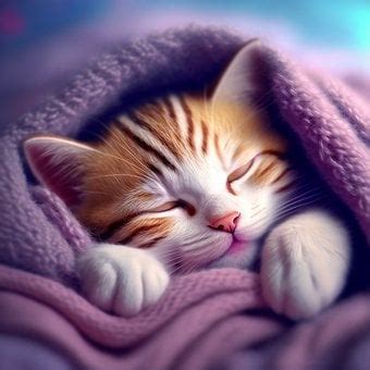 Sleeping Cute Cat