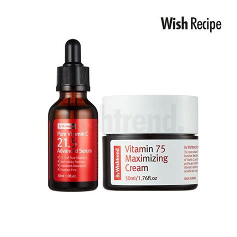 By Wishtrend Pure Vitamin C21.5% Advanced Serum + Vitamin 75 Maximizing ...