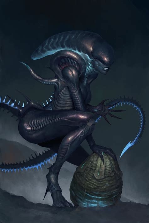 Xenomorph and Ovomorph by Oleg Bulakh : r/EroticHorrorArt