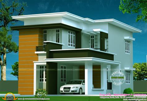 New flat roof house - Kerala Home Design and Floor Plans - 9K+ Dream Houses