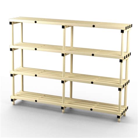 Plastic Shelving - 2000mm Long - Double Bay (P4204)