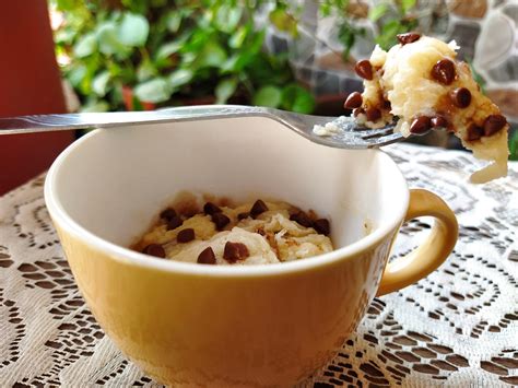 Chocolate Chip Cookie In A Mug | No Egg Recipe - Memoir Mug