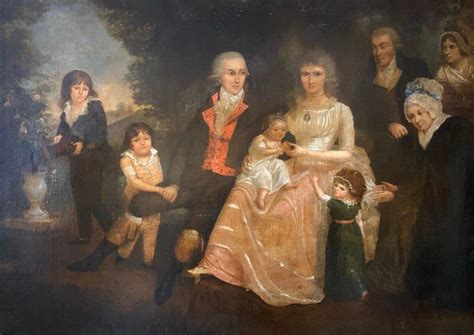 Georgian English Period - Georgian English Family Portrait Large 18th ...