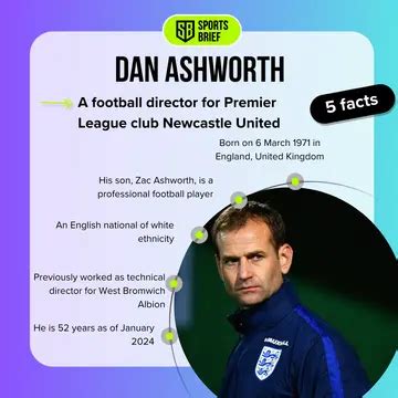 The life story and achievements of Dan Ashworth, the sporting director