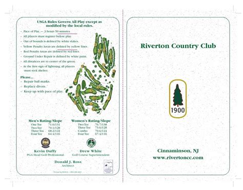 Riverton Country Club, Cinnaminson, New Jersey - Golf course ...