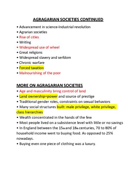 Sociology 2 - LECTURE NOTES FOR SOCIAL INEQUALITY, FOCUS ON TYPES OF ...