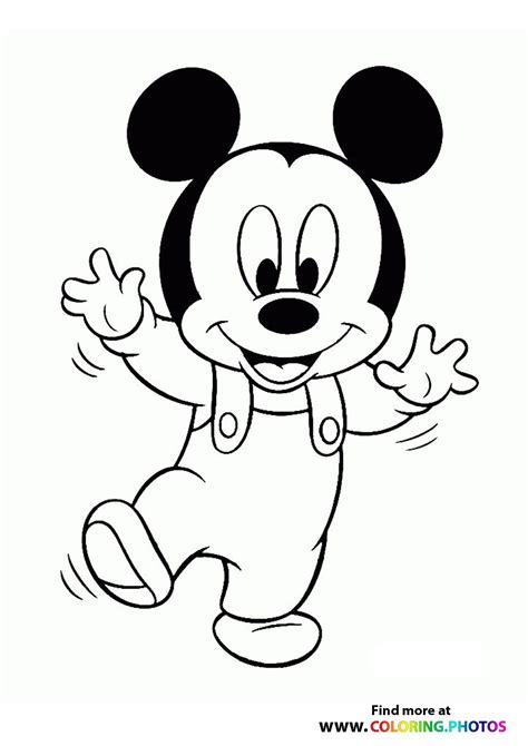 Mickey Mouse - Coloring Pages for kids | Free and easy print or download