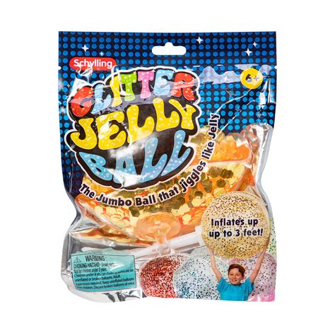 Jumbo Glitter Jelly Ball - Schylling