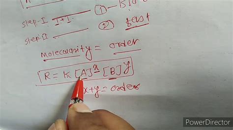 Molecularity and order of reaction - YouTube