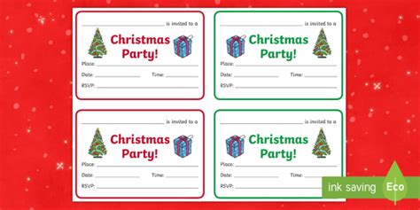 19+ Free Printable Christmas Party Invitation Template | karlinhacolucci