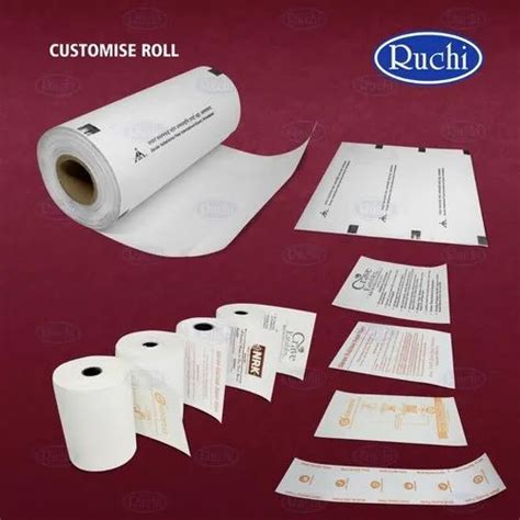 THERMAL PAPER ROLL CUSTOMIZE PRINTING at Rs 36.00/roll | Thermal ...