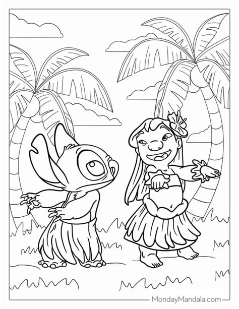 42 Lilo & Stitch Coloring Pages (Free PDF Printables)