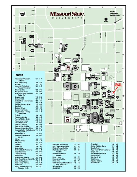 Missouri State University Campus Map – Verjaardag Vrouw 2020