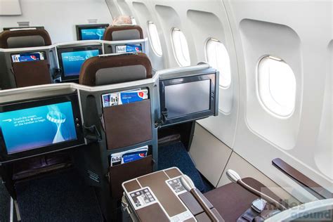 British Airways long haul Business Class in der Airbus A321 nach Oslo