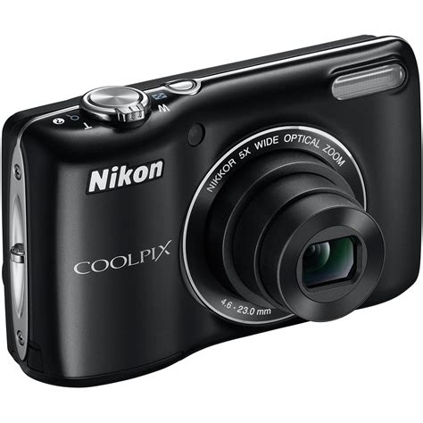 Nikon Coolpix L26 Digital Camera (Black) 26298 B&H Photo Video