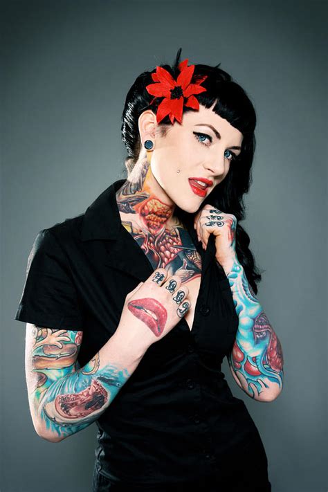 Tattooed Pin-up Girl Photograph by Jane Queen - Fine Art America