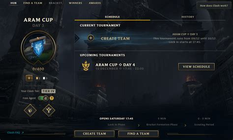 League Of Legends Clash - ARAM Cup